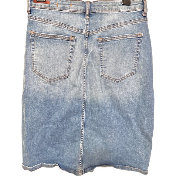 Pilcro Slim Denim Skirt Size 10 - Picture 8 of 8